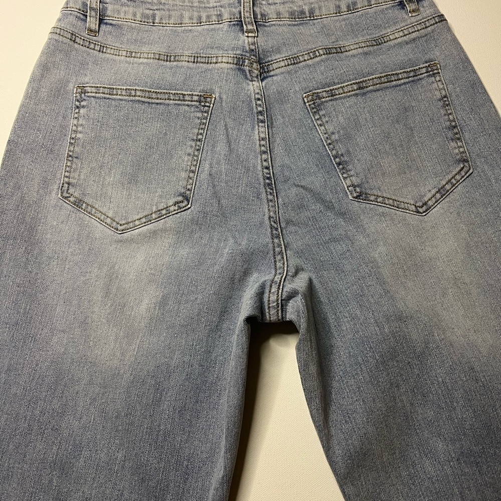 NWT Women's Funuca High Waist Stretch Mom Jeans Size 10/30x28" Inseam (Z) - Picture 9 of 9